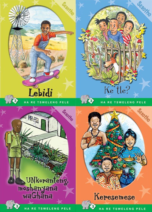 HA RE TSWELENG PELE SERIES: LEVEL 3 SET (BOOK 1- 4) Cover