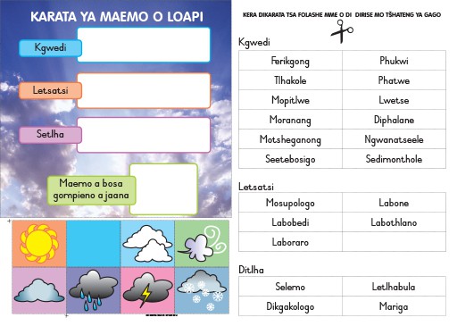 CHART: HAND IN HAND GR R SETSWANA - KARATA YA MAEMO A LOPAI A2 Cover