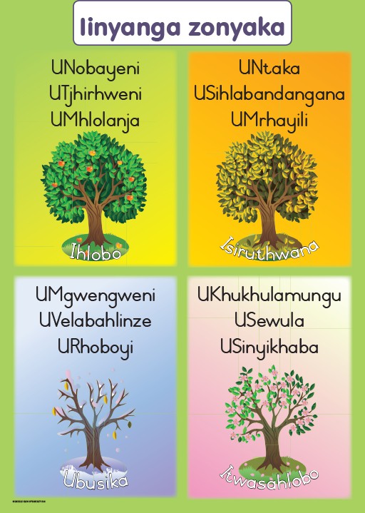 CHART: HAND IN HAND GRADE R (NDEBELE) IINYANGA ZONYAKA A2 Cover