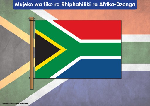 CHART: THE REPUBLIC OF SA NATIONAL FLAG XITSONGA A2 Cover