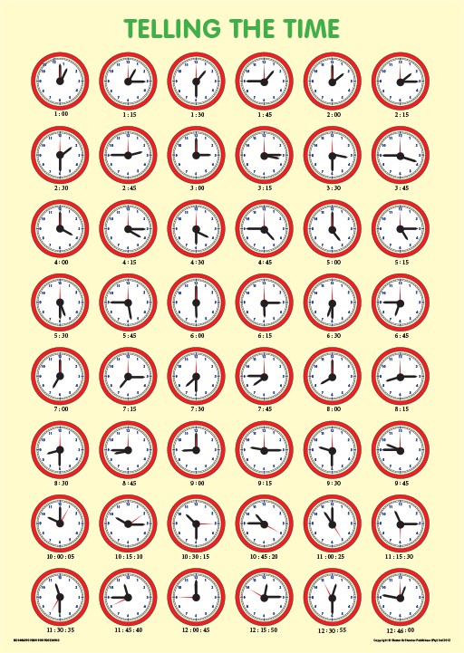 CHART: TELLING TIME A1 Cover