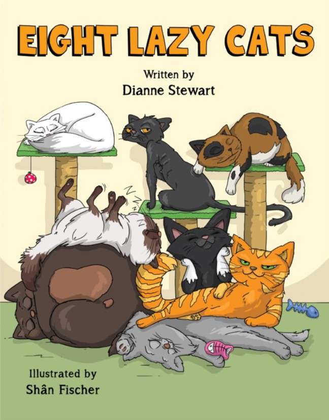 Eight Lazy Cats Cover