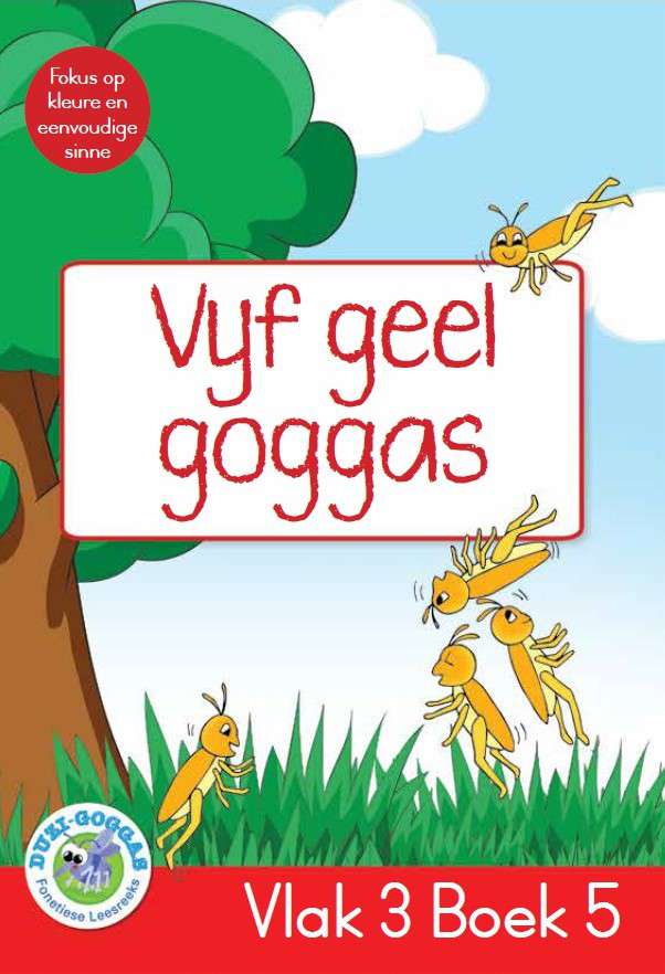 Duzi-goggas: Rooi Vlak 3 Boek 5: Vyf geel goggas Cover
