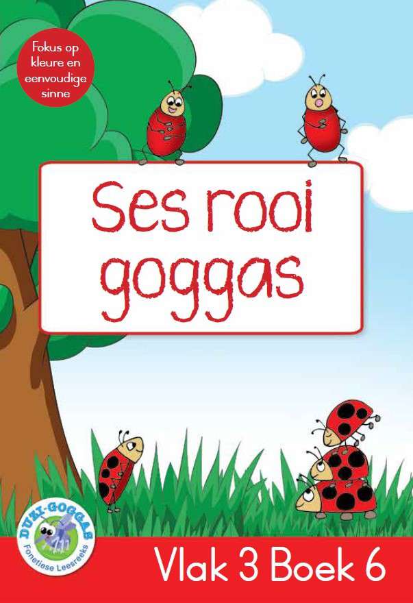 Duzi-goggas: Rooi Vlak 3 Boek 6: Ses rooi goggas  Cover