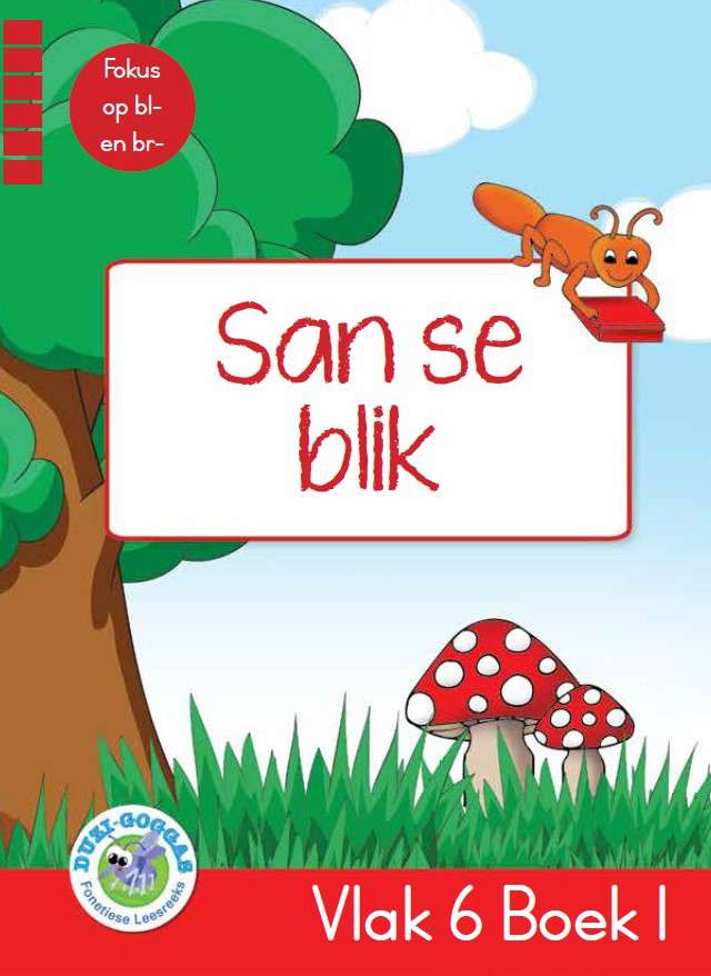 Duzi-goggas: Rooi Vlak 6 Boek 1: San se blik  Cover