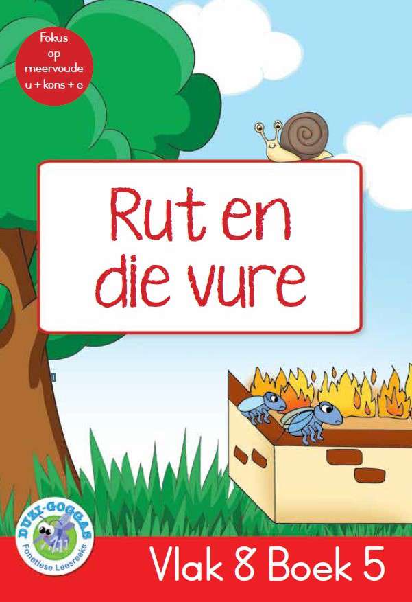 Duzi-goggas: Rooi Vlak 8 Boek 5: Rut en die vure Cover