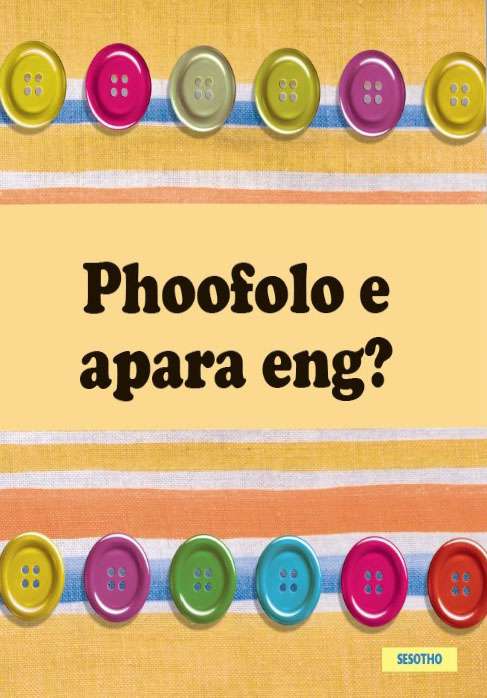 PHOOFOLO E APARA ENG? (SESOTHO) Cover