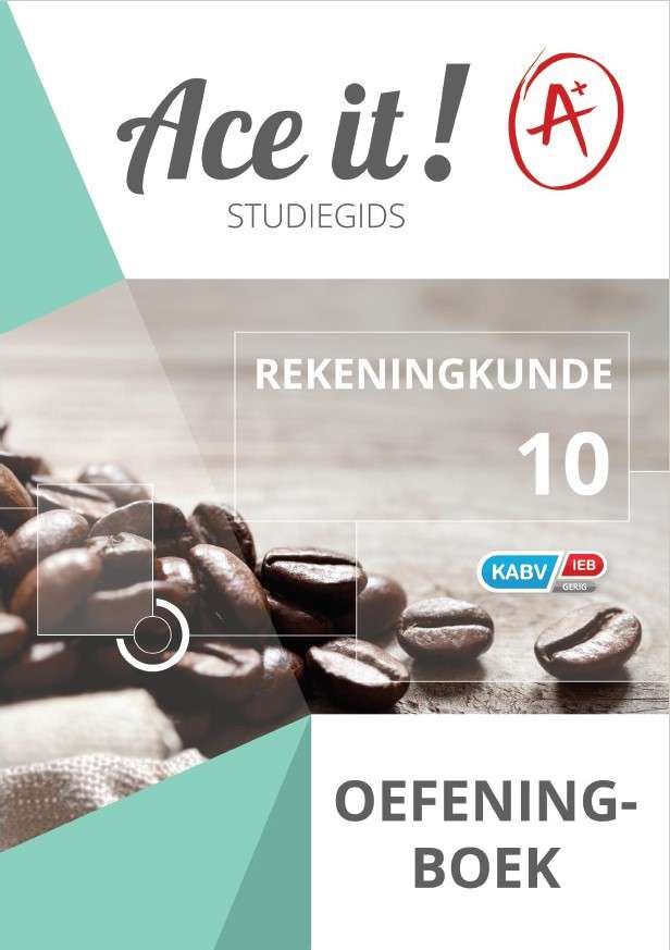 Ace it! Rekeningkunde Oefeningboek Graad 10 Cover