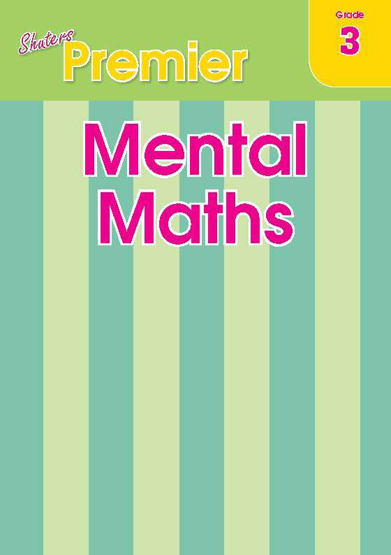SHUTERS PREMIER MENTAL MATHS GRADE 3 Cover