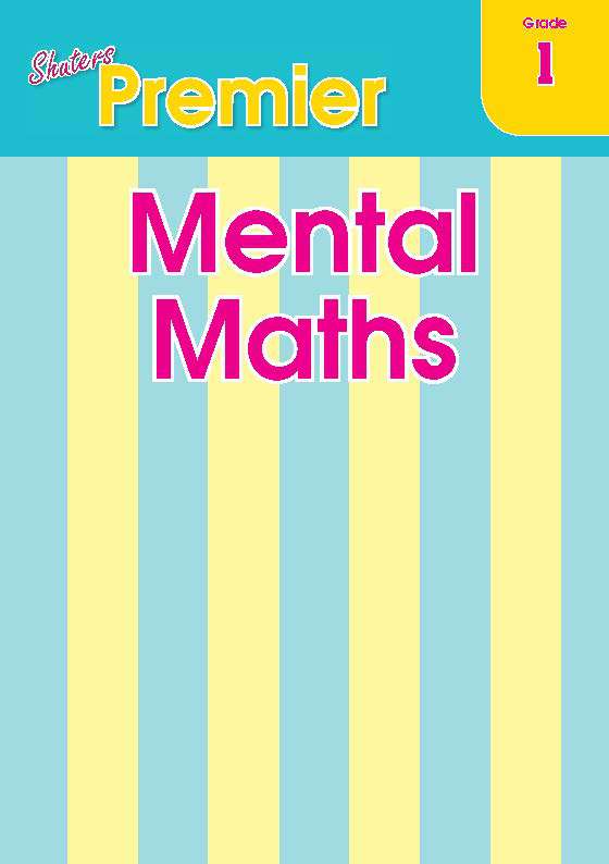 SHUTERS PREMIER MENTAL MATHS GRADE 1 Cover