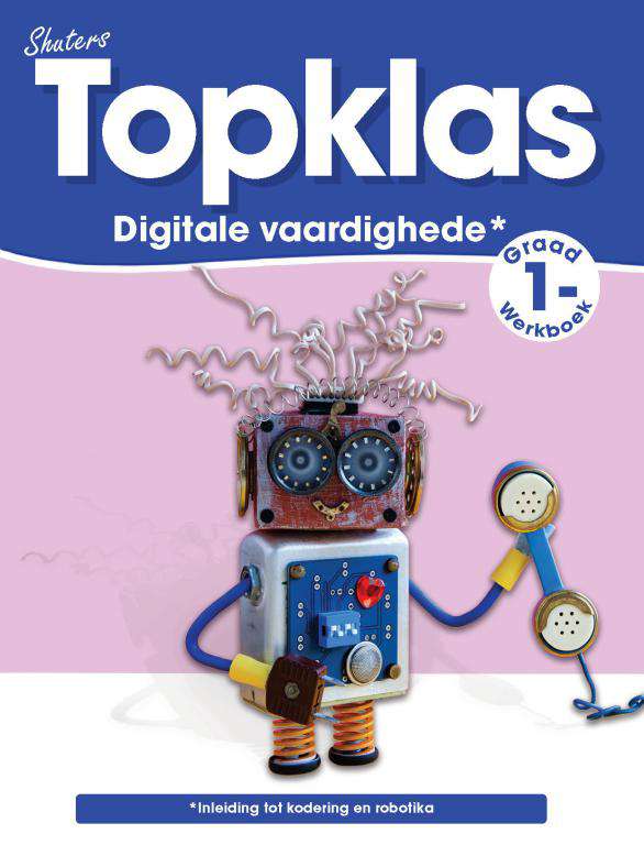 TOPKLAS GRAAD 1 DIGITALE VAARDIGHEDE WERKBOEK Cover