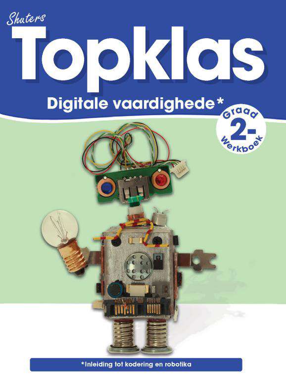 TOPKLAS GRAAD 2 DIGITALE VAARDIGHEDE WERKBOEK Cover