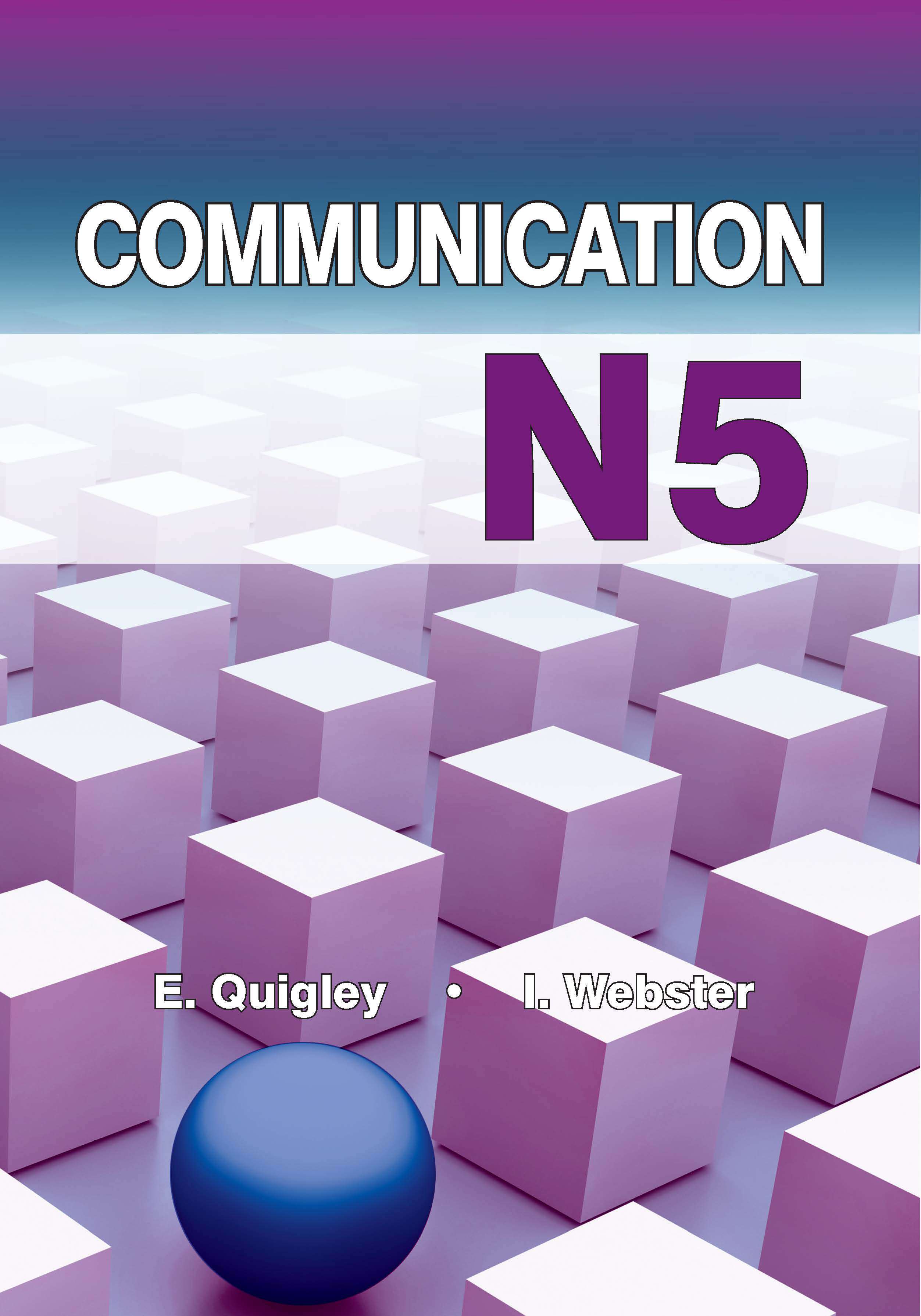 SHUTERS COMMUNICATION N5 STUDENT TEXTBOOK Cover