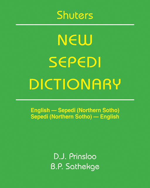 SHUTERS NEW SEPEDI DICTIONARY (ENGLISH) Cover