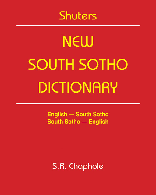 SHUTERS NEW SOUTH SOTHO DICTIONARY (ENGLISH) Cover