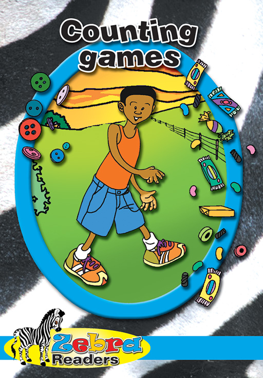 ZEBRA READER GRADE 1 BLUE BK 2 - COUNTING GAMES Cover