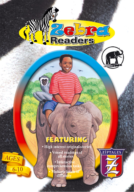 ZIPTALES CD: ZEBRA READER Cover