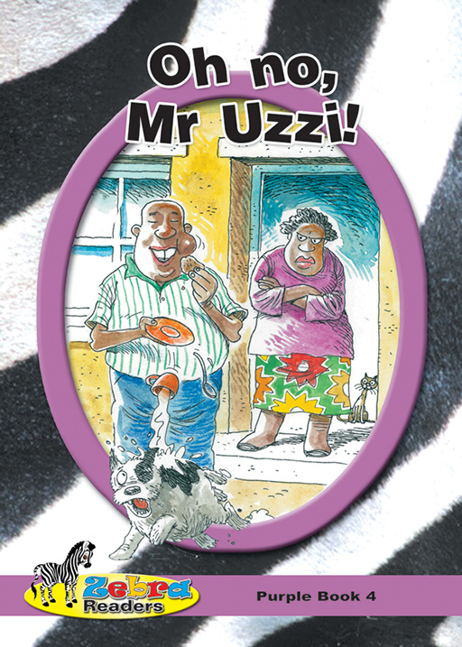 ZEBRA READER GRADE 5 PURPLE BK 4 - OH NO MR UZZI Cover