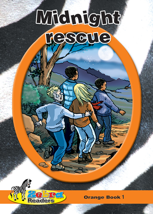 ZEBRA READER GRADE 6 ORANGE BK 2 - MIDNIGHT RESCUE Cover