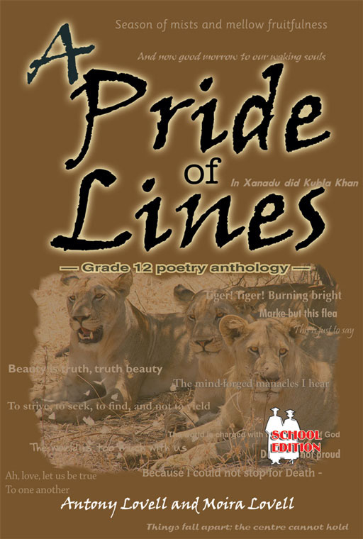 A PRIDE OF LINES (POETRY ANTHOLOGY) Cover