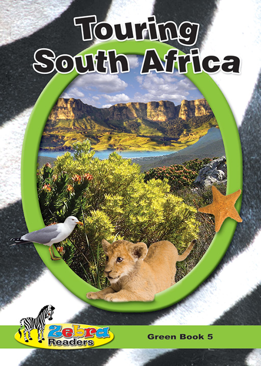 ZEBRA READER GRADE 4 GREEN BK 5 - TOURING SOUTH AFRICA Cover
