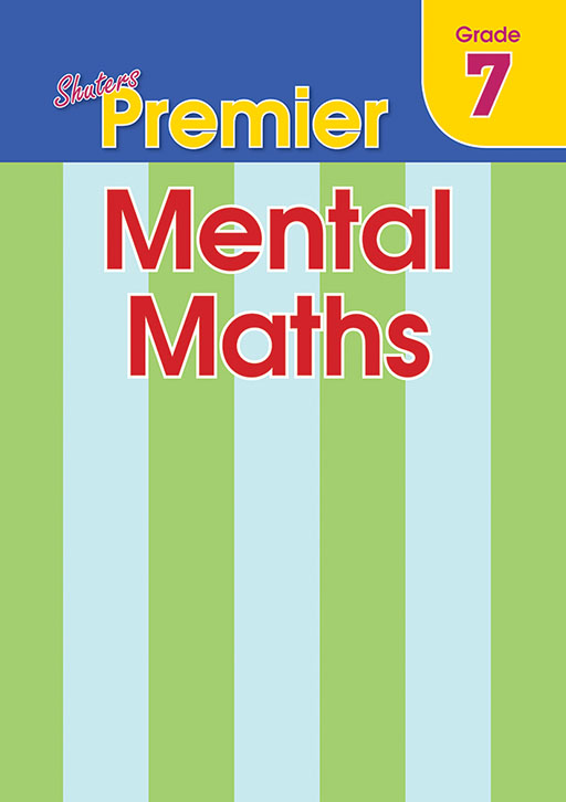 SHUTERS PREMIER MENTAL MATHS GRADE 7 Cover