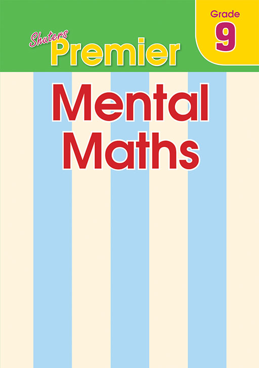 SHUTERS PREMIER MENTAL MATHS GRADE 9 Cover