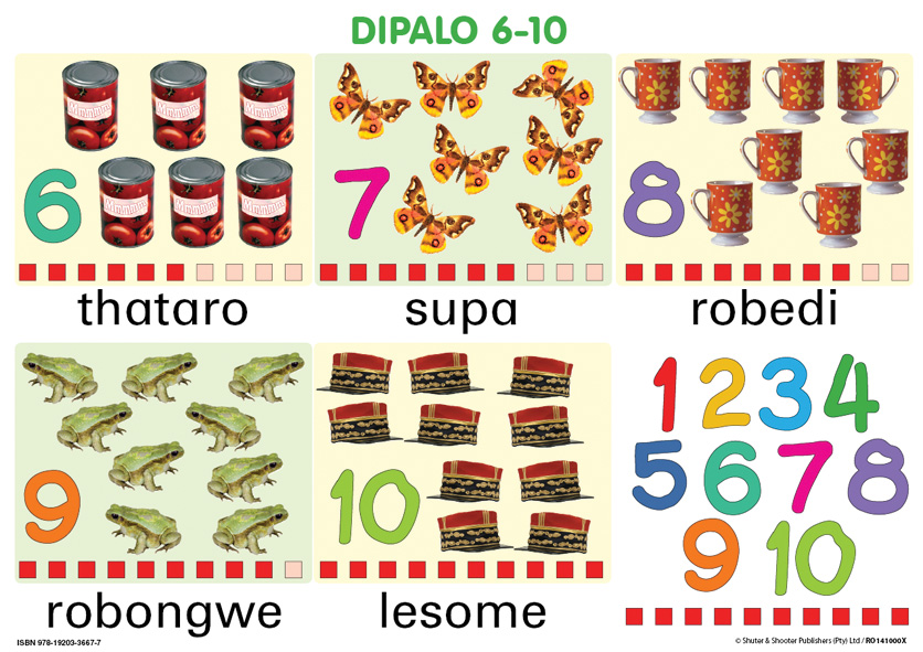 CHART: JUNIOR SETSWANA NUMBER 6 - 10 Cover