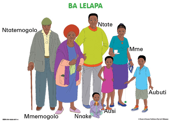 CHART: JUNIOR SETSWANA OUR FAMILIES A2 Cover