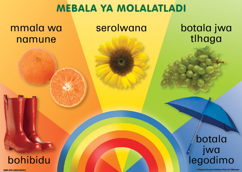 CHART: JUNIOR SETSWANA RAINBOW COLOURS A2 Cover