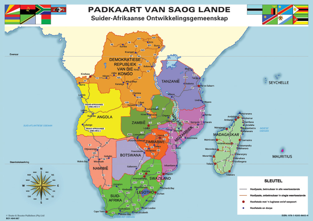 CHART: PADKAART VAN SOAG LANDE A1 (FLAT) Cover