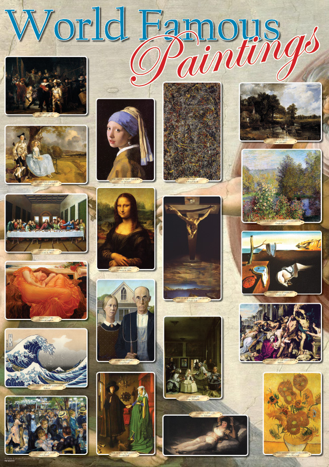 CHART: WORLD FAMOUS PAINTINGS A1 (FLAT) Cover