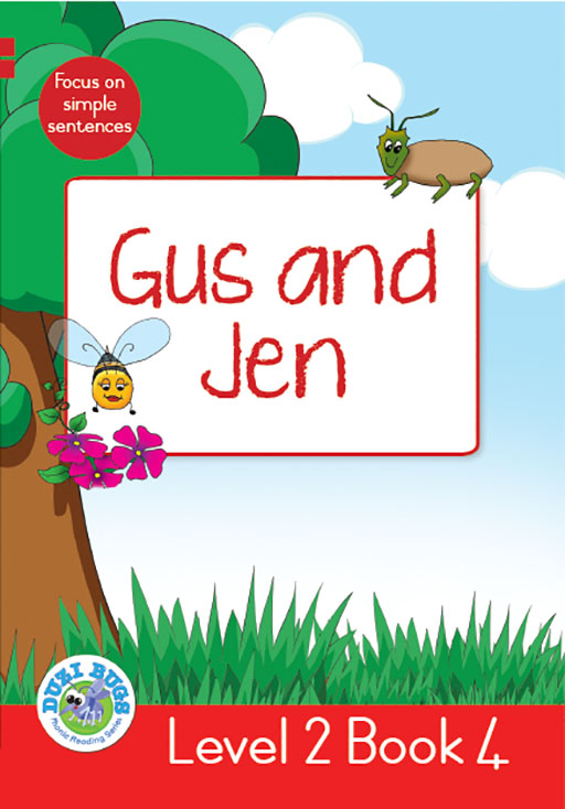 DUZI BUGS: RED LEVEL 2: BOOK 4: GUS AND JEN Cover