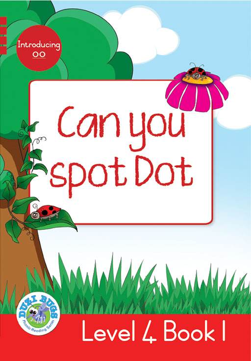 DUZI BUGS: RED LEVEL 4: BOOK 1: CAN YOU SPOT DOT? Cover