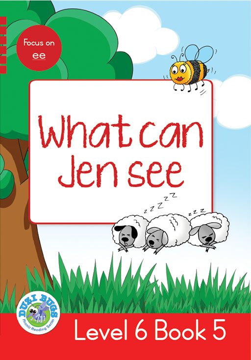 DUZI BUGS: RED LEVEL 6: BOOK 5: WHAT CAN JEN SEE? Cover