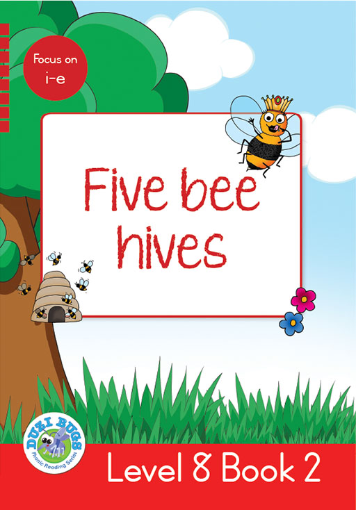 DUZI BUGS: RED LEVEL 8: BOOK 2: FIVE BEE HIVES Cover