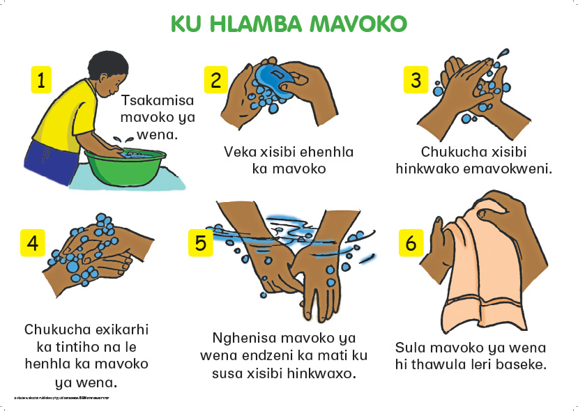 CHART: WASHING HANDS XITSONGA A2 Cover